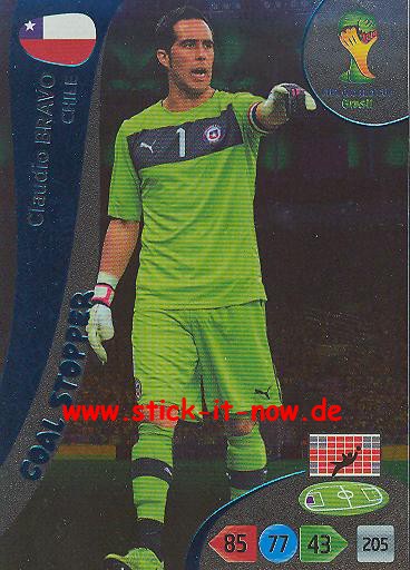 Panini Adrenalyn XL Brasil WM 2014 - Goal Stoppers - Claudio BRAVO