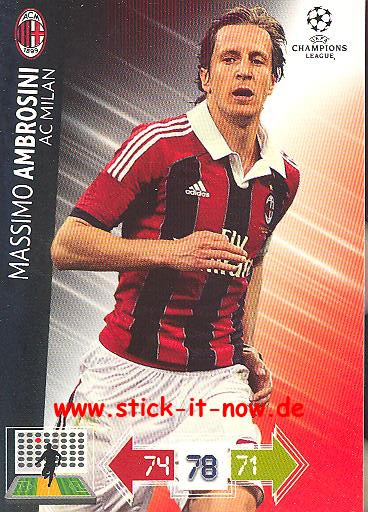 Panini Adrenalyn XL CL 12/13 - AC Mailand - Massimo Ambrosini