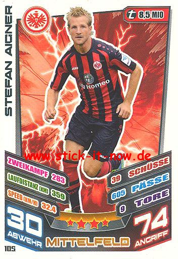 Match Attax 13/14 - Ein. Frankfurt - Stefan Aigner - Nr. 105