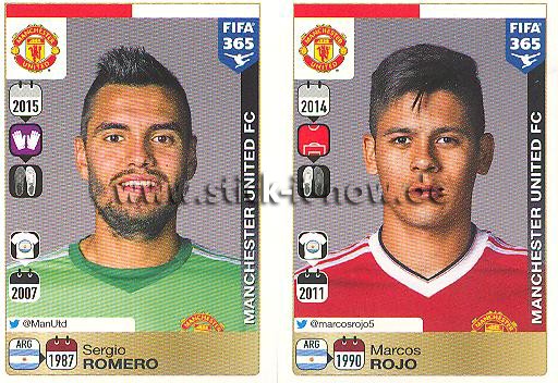 Panini FIFA 365 Sticker - Nr. 312 - 313