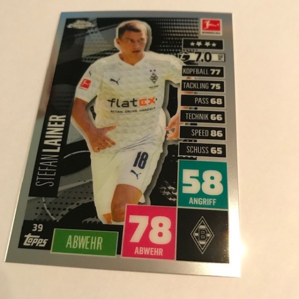 Match Attax BL Chrome 20/21 - Nr. 39 - LAINER