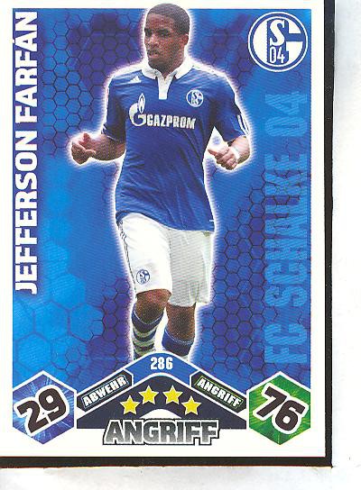 Match Attax 10/11 - JEFFERSON FARFAN - 286