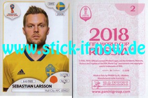 Panini WM 2018 Russland "Sticker" INT/Edition - Nr. 470