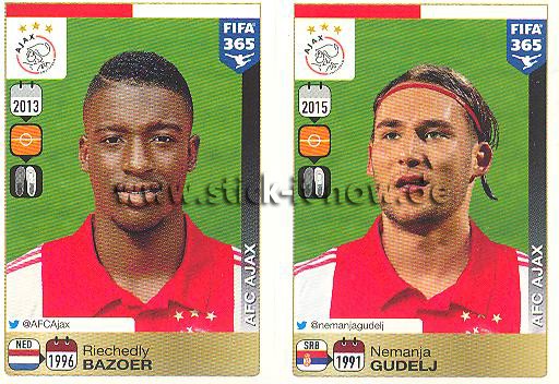 Panini FIFA 365 Sticker - Nr. 663 - 664