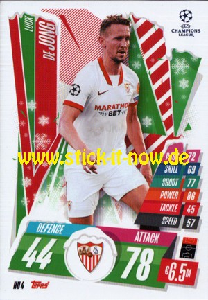 Match Attax Champions League 2020/21 "Festive" - Nr. HU 4