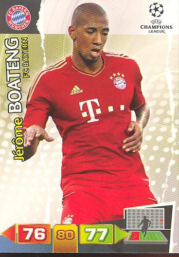 Jerome Boateng - Panini Adrenalyn XL CL 11/12 - FC Bayern München