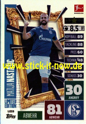Topps Match Attax Bundesliga 2020/21 "Extra" - Nr. LE 33 (Limitierte Auflage)