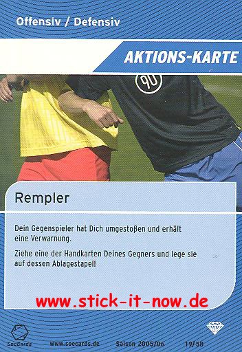 SocCards 05/06 - Aktions-Karte - Nr. 19/58