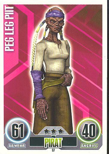 Force Attax - PEG LEG PIIT - Pirat - Söldner - SERIE 1 (2010)