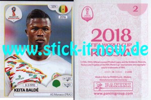 Panini WM 2018 Russland "Sticker" INT/Edition - Nr. 616