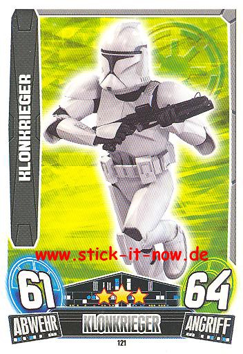 Force Attax Movie Collection - Serie 3 - KLONKRIEGER - Nr. 121