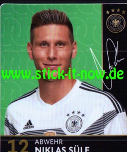 Rewe WM 2018 - Sammelkarten - Niklas Süle - Nr. 12