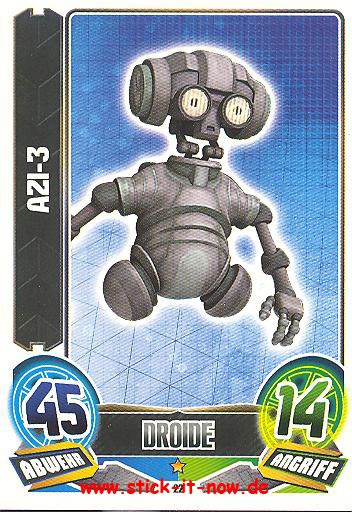 Force Attax - Star Wars - Clone Wars - Serie 5 - AZI-3 - Nr. 22