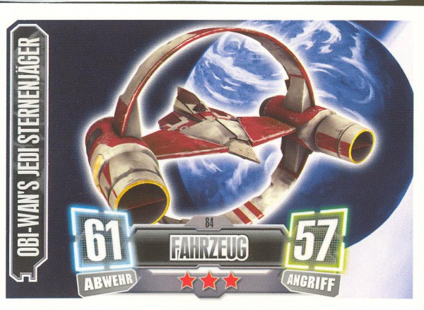 Force Attax - Serie II - Obi-Wan's Jedi Sternenjäger - Fahrzeug