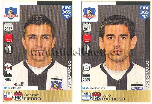 Panini FIFA 365 Sticker - Nr. 226 - 227