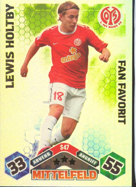 Lewis Holtby - Match Attax 10/11 Spezial - Fan Favorit