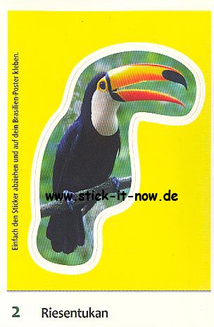 Edeka & WWF - Entdecke Brasilien - Sticker - Nr. 2