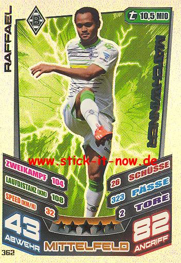 Match Attax 13/14 - Bor. Mgladbach - Raffael - Matchwinner - Nr. 362