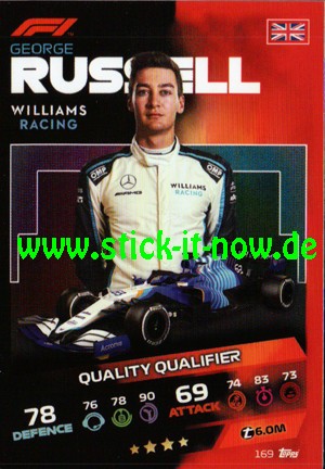 Turbo Attax "Formel 1" (2021) - Nr. 169