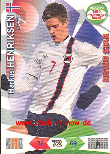 Panini Adrenalyn XL Road to WM 2014 - Markus HENRIKSEN