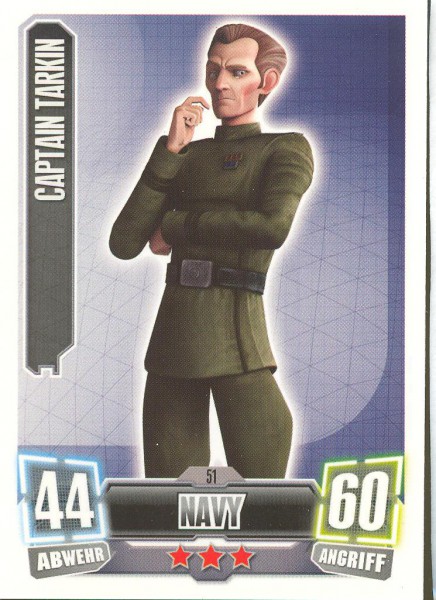 Force Attax - Serie II - Captain Tarkin - Navy