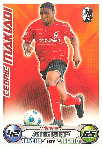 Match Attax 09/10 - CEDRIC MAKIADI - SC Freiburg - Nr. 107