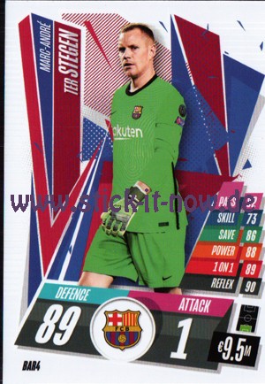 Match Attax Champions League 2020/21 - Nr. BAR 4