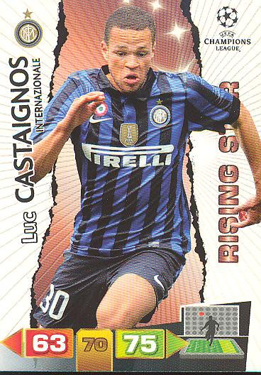 Luc Castaignos - Panini Adrenalyn XL CL 11/12 - Inter Mailand - Rising Stars