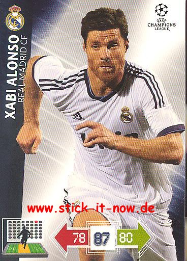 Panini Adrenalyn XL CL 12/13 - Real Madrid - Xabi Alonso