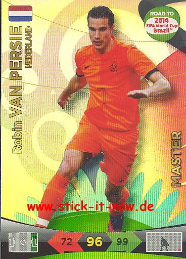 Panini Adrenalyn XL Road to WM 2014 - VAN PERSIE - Master