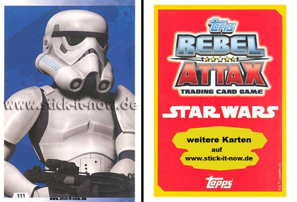 Rebel Attax - Serie 1 (2015) - STRIKE-FORCE - DAS IMPERIUM 1 - Nr. 111