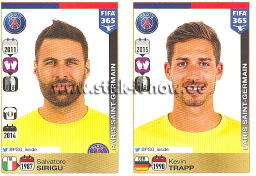 Panini FIFA 365 Sticker - Nr. 432 - 433
