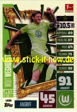 Topps Match Attax Bundesliga 2020/21 "Extra" - Nr. LE 35 (Limitierte Auflage)