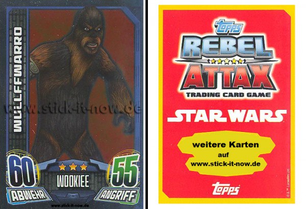 Rebel Attax - Serie 1 (2015) - WULLFFWARRO - Nr. 146 ( Spiegelfolienkarte )