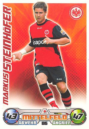 Match Attax 09/10 - MARKUS STEINHÖFER - Ein. Frankfurt - Nr. 86