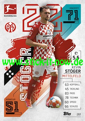 Topps Match Attax Bundesliga 2021/22 - Nr. 261