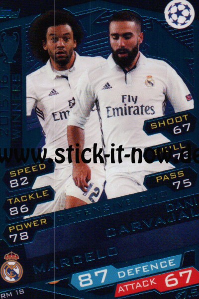 Match Attax Champions League 16/17 - Nr. RM 18