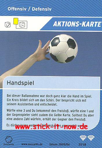 SocCards 05/06 - Aktions-Karte - Nr. 27/58