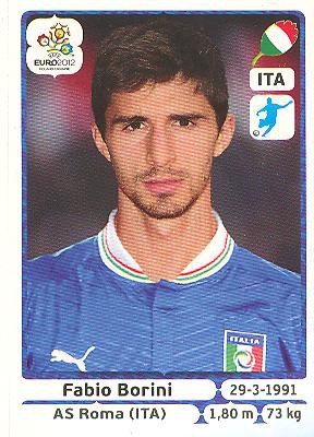 Panini EM 2012 Update - Internationale Ausgabe - Fabio Borini