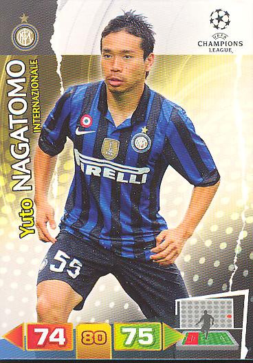 Yuto Nagatomo - Panini Adrenalyn XL CL 11/12 - Inter Mailand