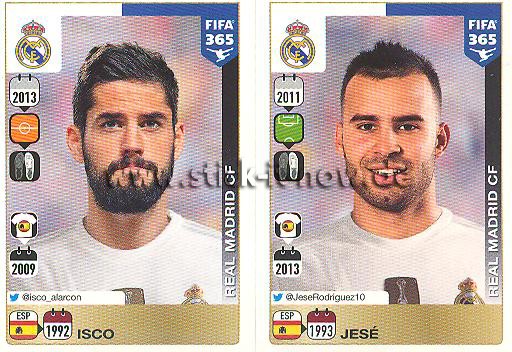 Panini FIFA 365 Sticker - Nr. 397 - 398