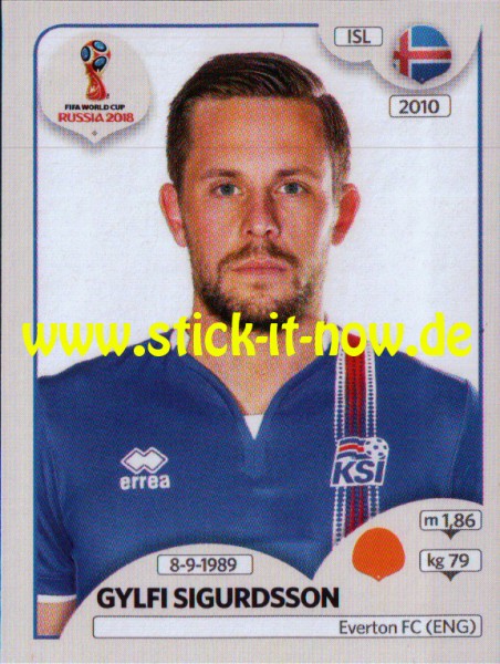 Panini WM 2018 "Sticker" - Gylfi Sigurdsson - Island