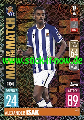 Match Attax Champions League 2021/22 - Nr. 403 (Man of the Match)