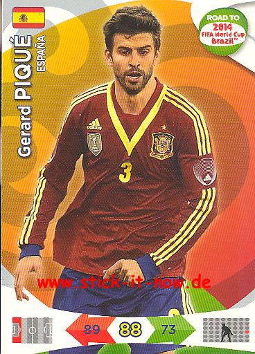 Panini Adrenalyn XL Road to WM 2014 - Gerard PIQUÉ