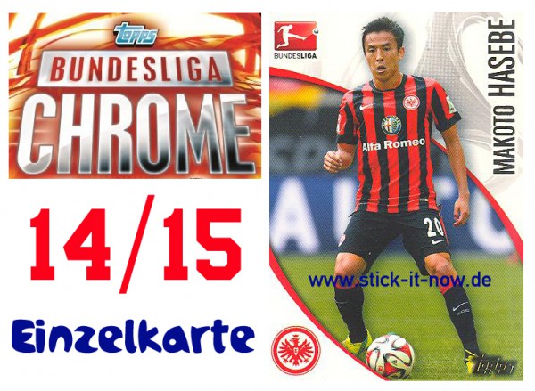 Topps Bundesliga Chrome 14/15 - MAKOTO HASEBE - Nr. 54