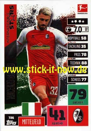 Topps Match Attax Bundesliga 2020/21 "Extra" - Nr. 726