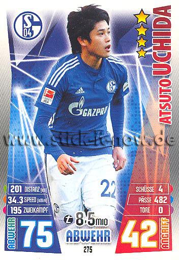 Match Attax 15/16 - Atsuto UCHIDA - FC Schalke 04 - Nr. 275
