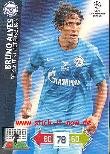 Panini Adrenalyn XL CL 12/13 - Zenit St. Petersburg - Bruno Alves