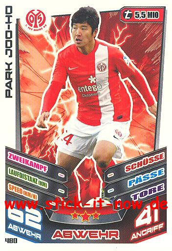 Match Attax 13/14 EXTRA - PARK JOO-HO - Nr. 480