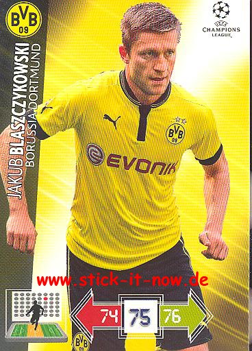 Panini Adrenalyn XL CL 12/13 - Bor. Dortmund - Jakub Blaszczykowski